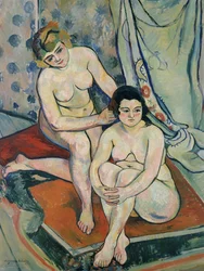 Dwie kąpiące się kobiety, 1923
